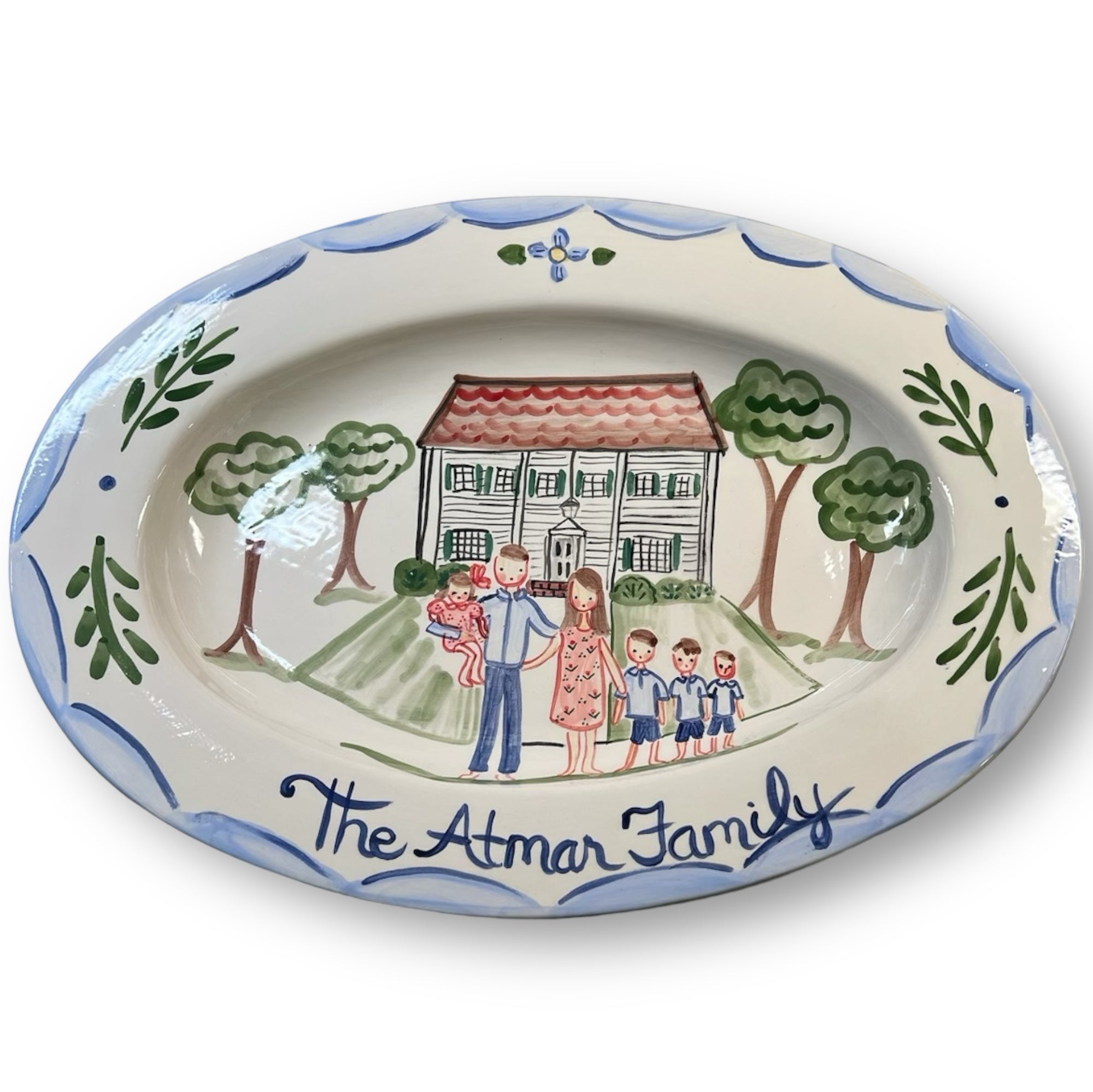 Large Custom Platter - Family (Full Color)