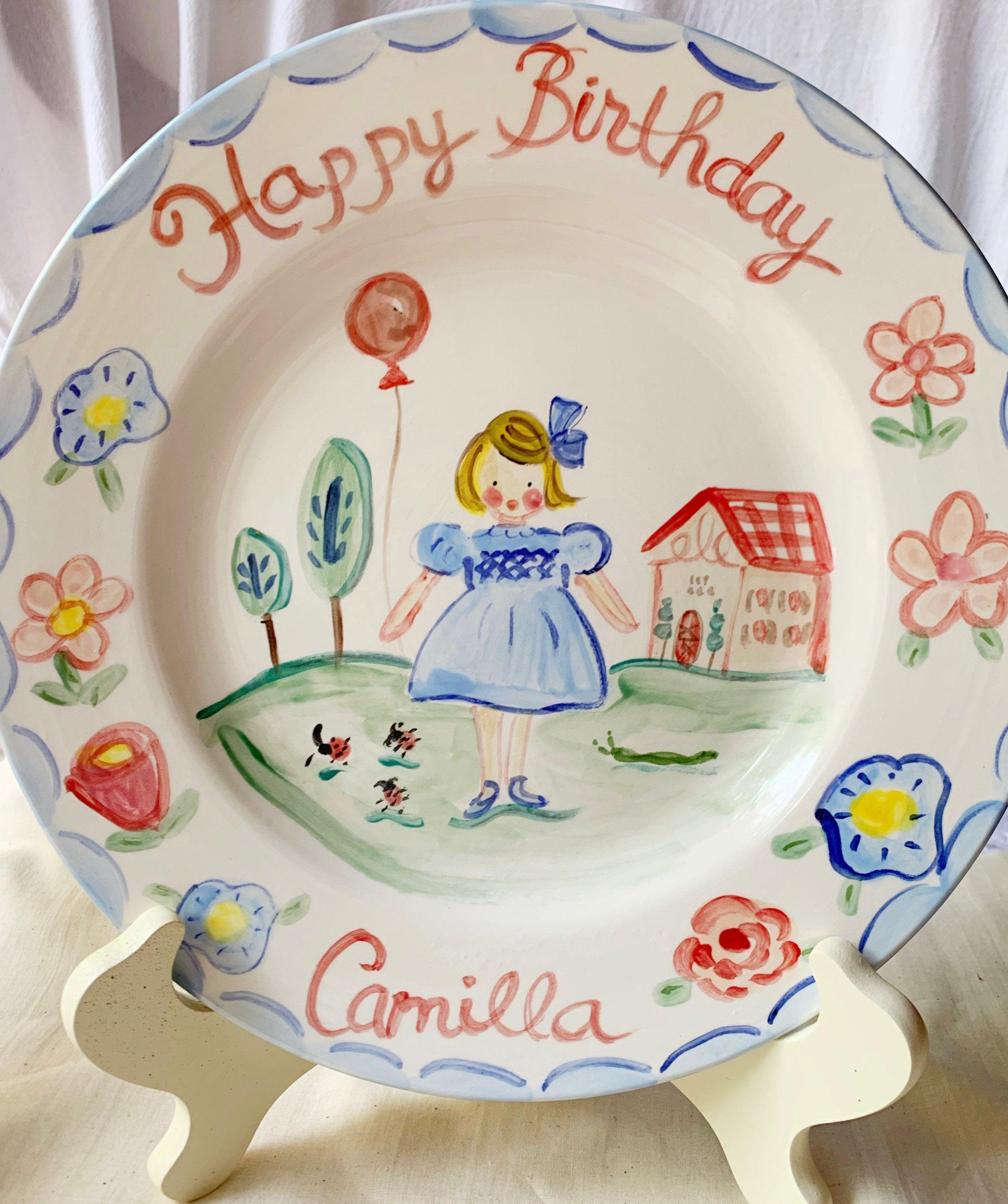 Personalized high quality Birthday Plate